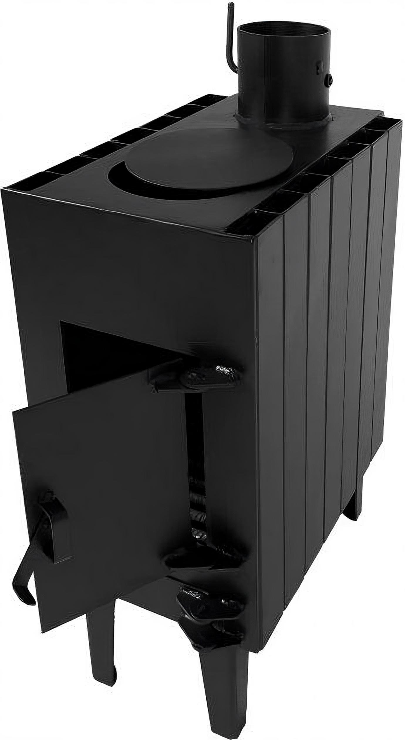 Піч-буржуйка BP-100RV 700х260х485 4 мм з радіатором та варильною поверхнею 5 мм