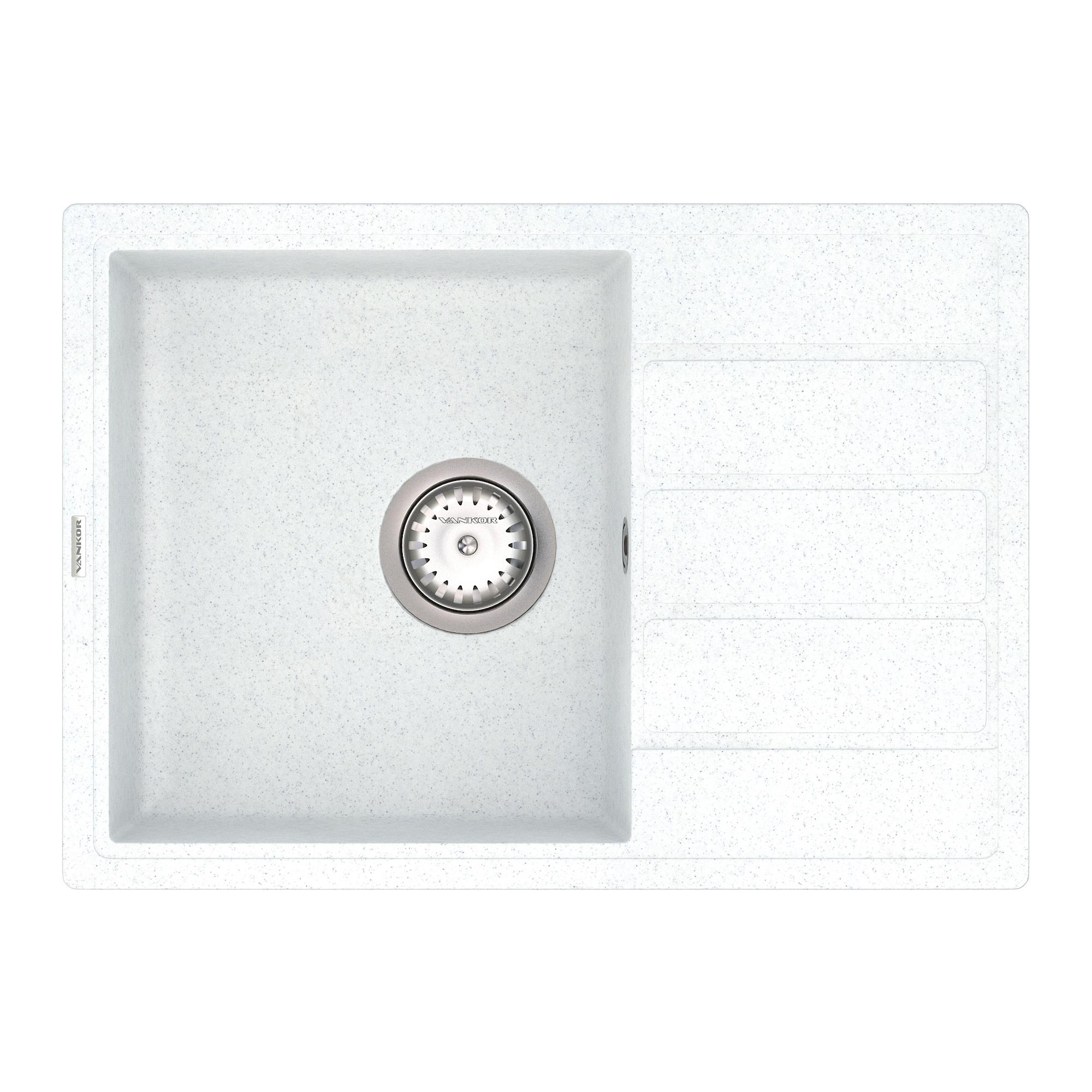 Мойка Vankor Easy EMP 02.62 White Stone