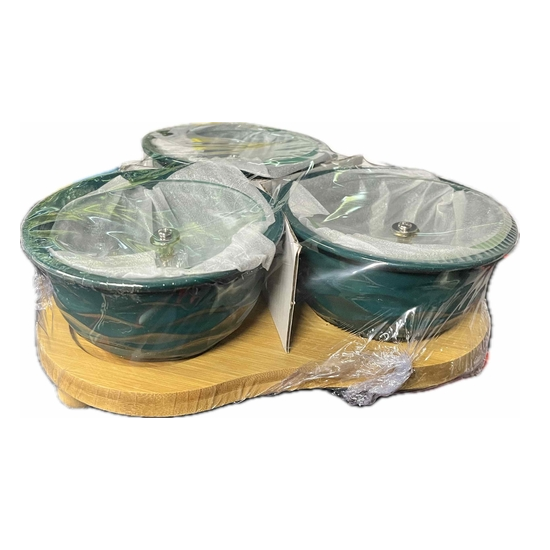 Ємності для спецій на підставці Stenson Marshmallow YG01133 4 предмети Green (13464654)