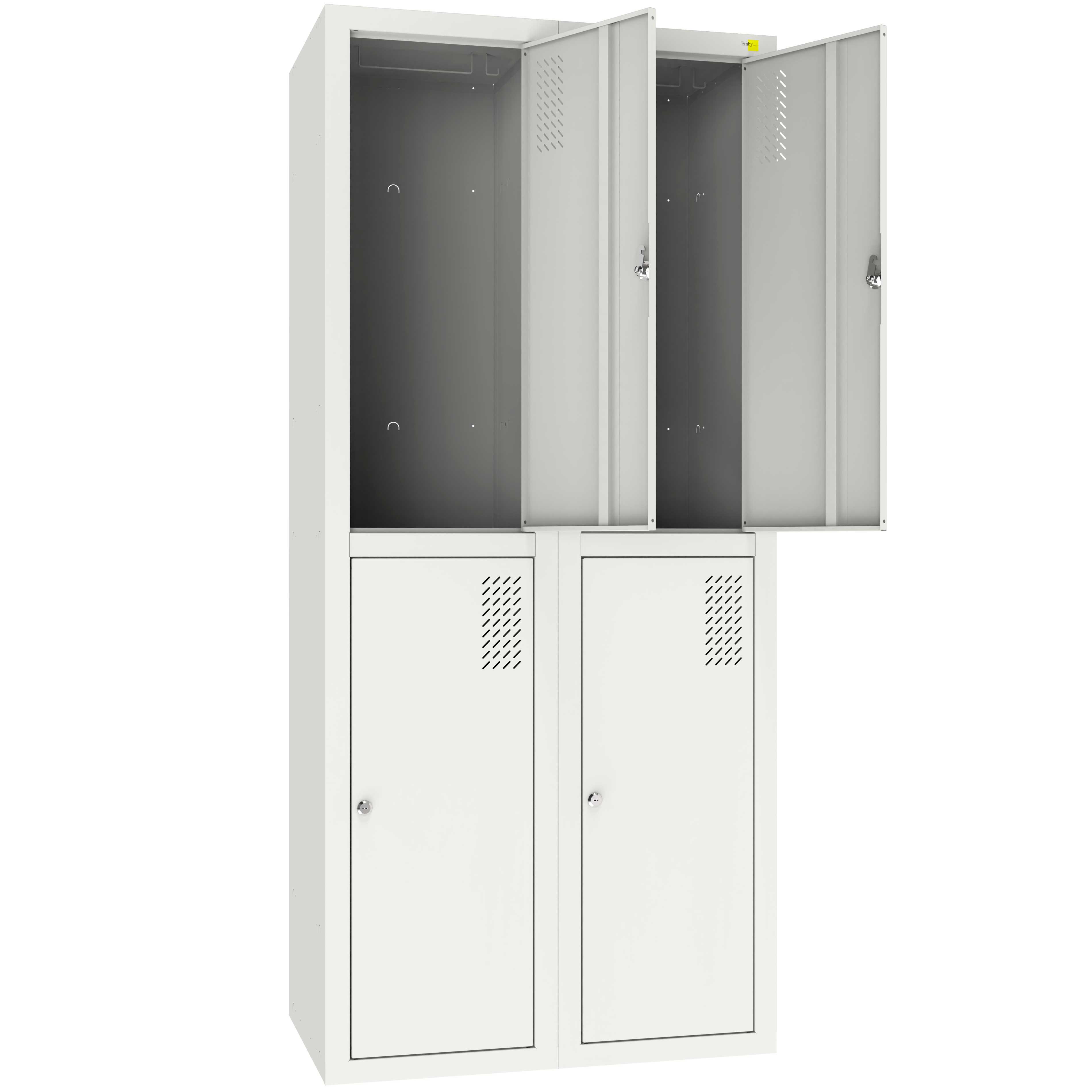 Шафа металева одежна Emby (ШОМ-400/2/4)