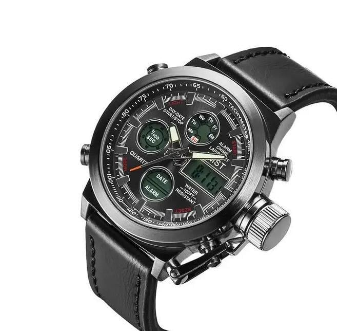 Часы мужские AMST AM3003 ударопрочные Черный (2104618451) - фото 6 Часы мужские AMST AM3003 ударопрочные Черный (2104618451) - фото 6