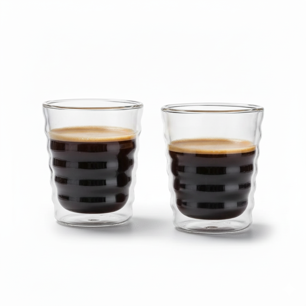 Стаканы с двойным дном Herisson 2 шт 85 мл Стаканы с двойным дном Herisson 2 шт 85 мл