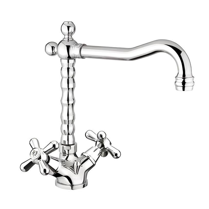 Змішувач для умивальника SANTAN MARGOT 26CR0625 з донним клапаном ретро (110722)