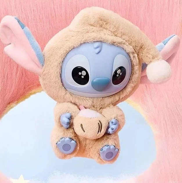 Мягкая игрушка-брелок Labubu Стич Дисней в коробке 16 см 1 шт.