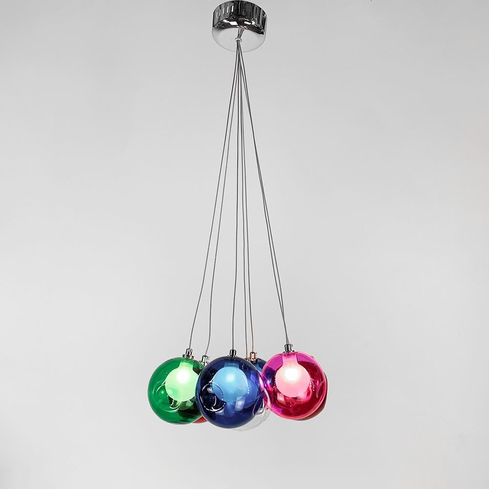 Светильник Восса Multicolor на 7 цветных плафонов (AA 225/7)