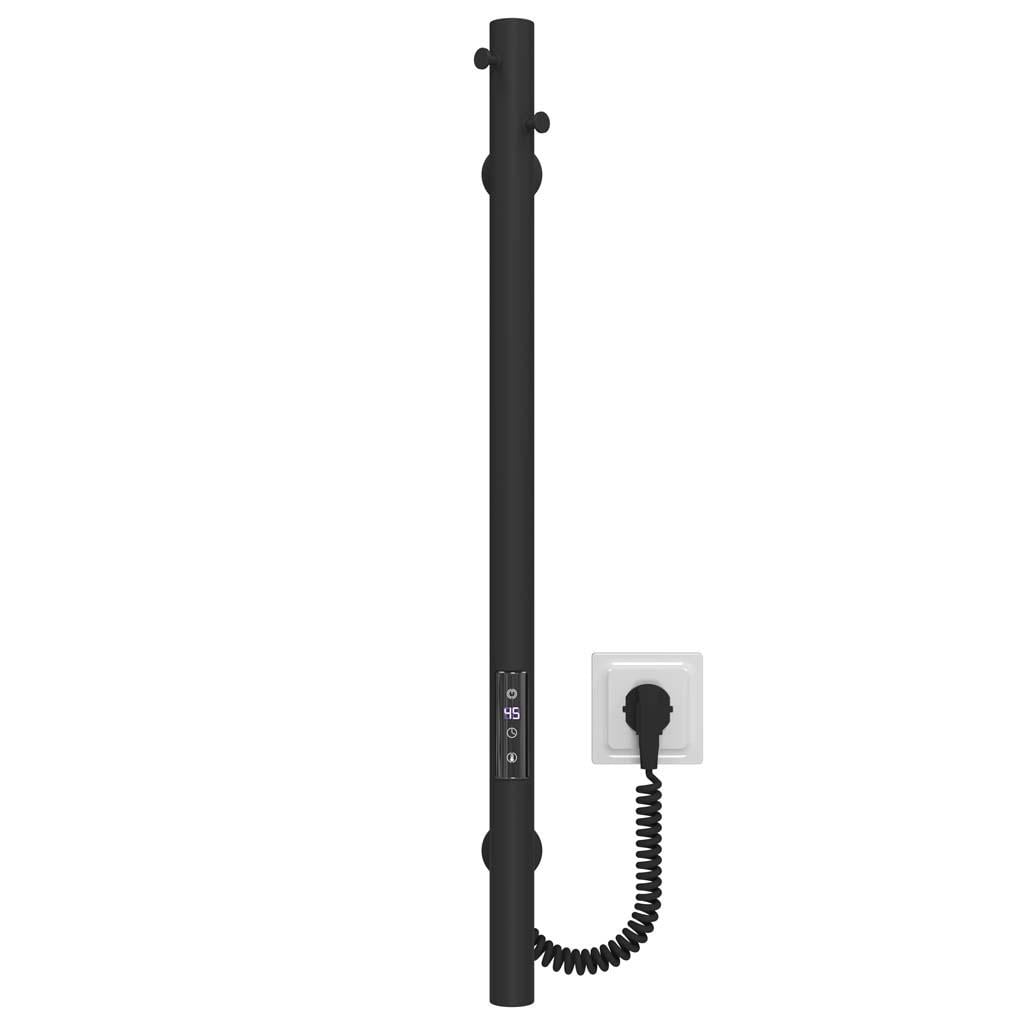 Полотенцесушитель электрический Deffi Chloe JD04 нержавеющая сталь 30x700 мм (C.MK.70.30.E.W.B.3)