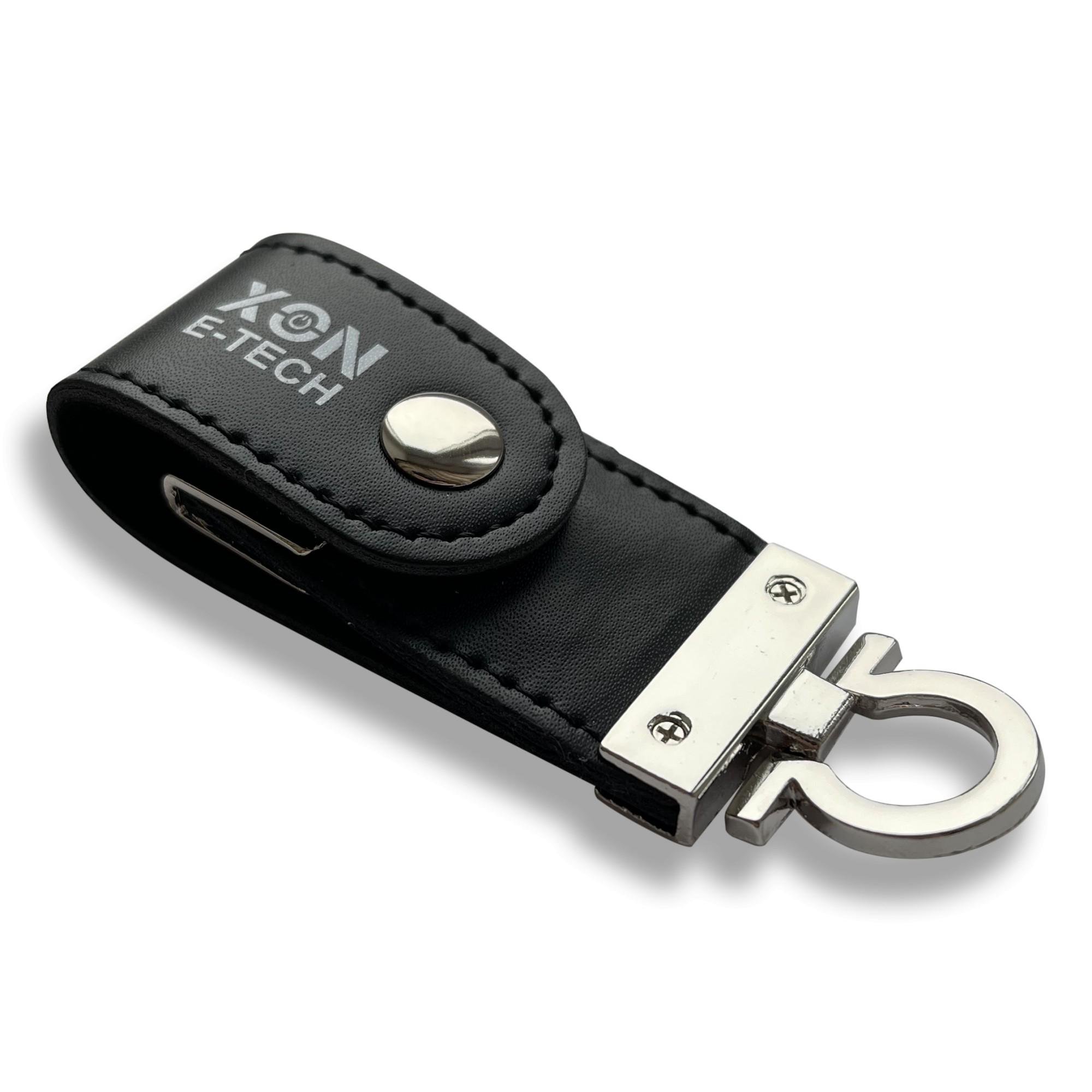 Флеш-накопичувач XON FlashDrive X Leather 256 Гб USB 2.0 Black (FX2L256GB)