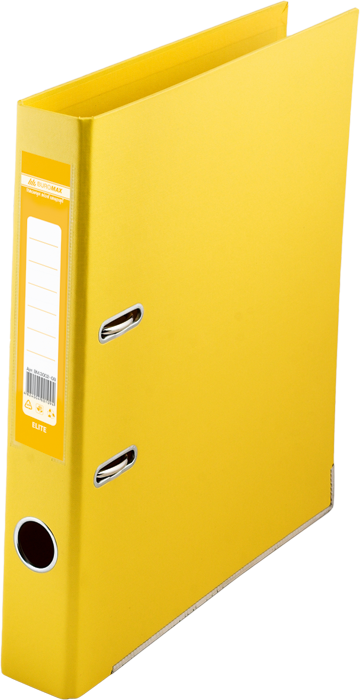 Реєстратор Elite BM.3002-08 двосторонній А4 5 см Жовтий (1439) Реєстратор Elite BM.3002-08 двосторонній А4 5 см Жовтий (1439)