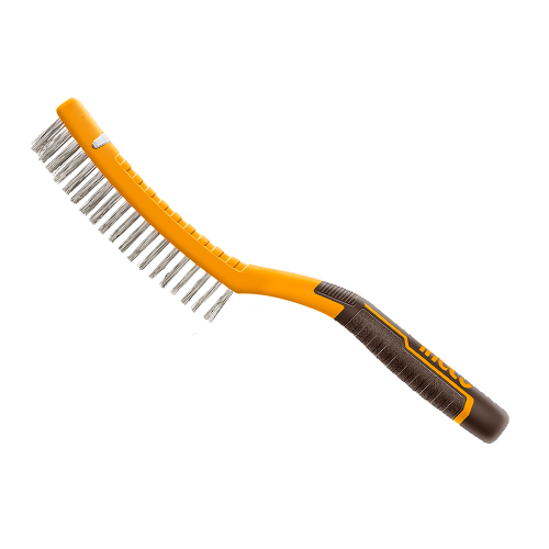 Щетка по металлу INGCO пластик 3 ряда 340 мм (000245592)