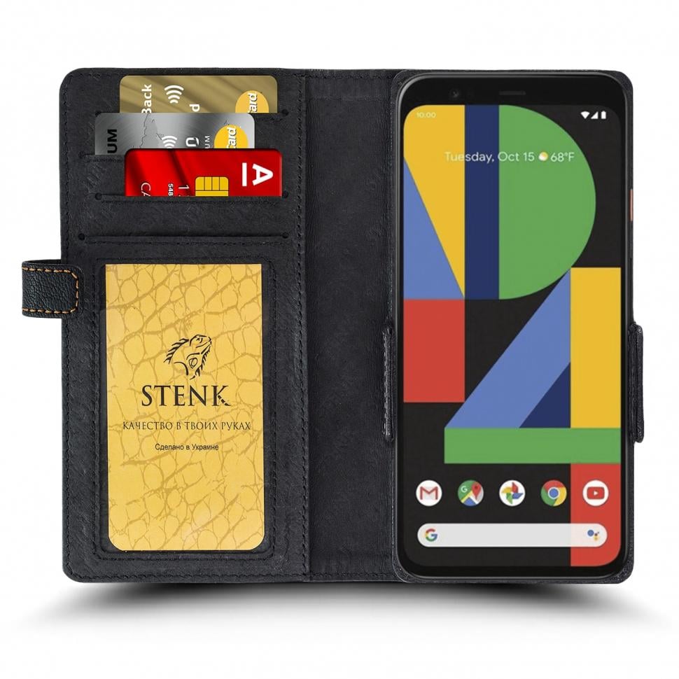 Чехол книжка Stenk Wallet для Google Pixel 4 XL Черный (68336)