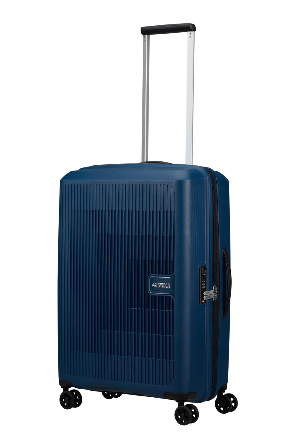 Чемодан American Tourister AEROSTEP 67x46x26/29 см Синий (MD8*41002) - фото 11