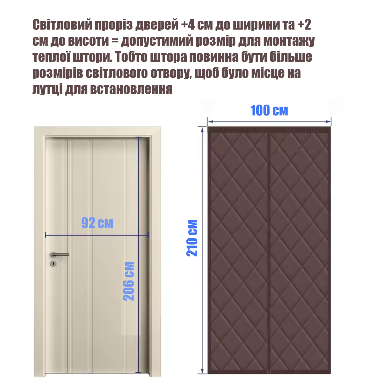 Шторы для дверей на магнитах 1х2,1 м (29371522) - фото 5 Шторы для дверей на магнитах 1х2,1 м (29371522) - фото 5