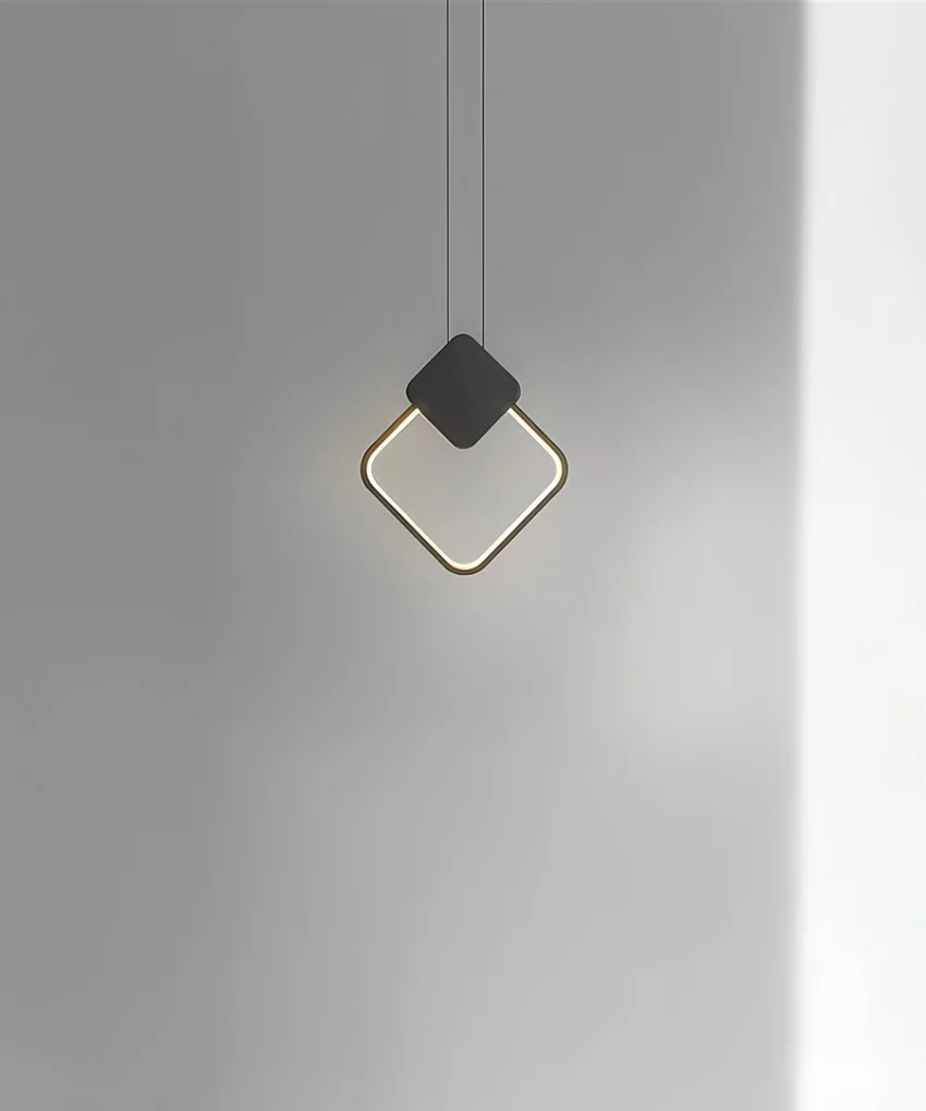Підвісний світильник SOLEDESIGN Geometric Rhombus LED 11W Чорний (SDLC-00109) Підвісний світильник SOLEDESIGN Geometric Rhombus LED 11W Чорний (SDLC-00109)