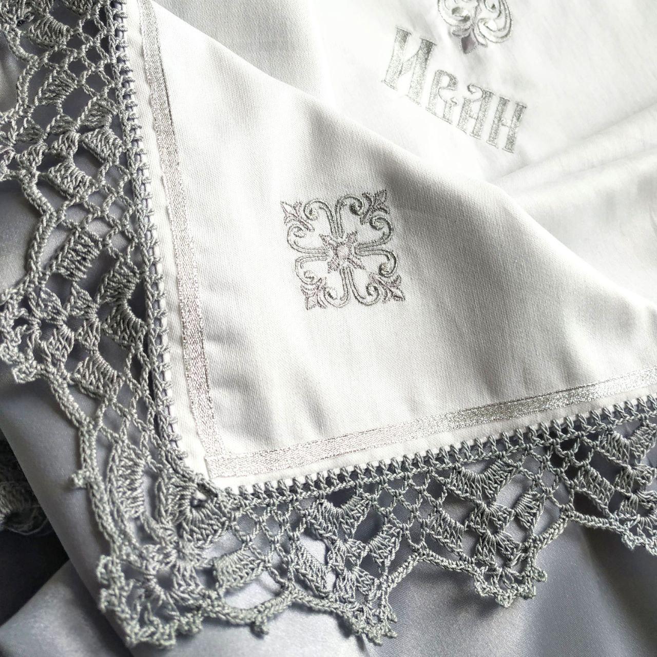 Крыжма крестильная Любовь Богородицы с кружевом (2181654527) - фото 9 Крыжма крестильная Любовь Богородицы с кружевом (2181654527) - фото 9