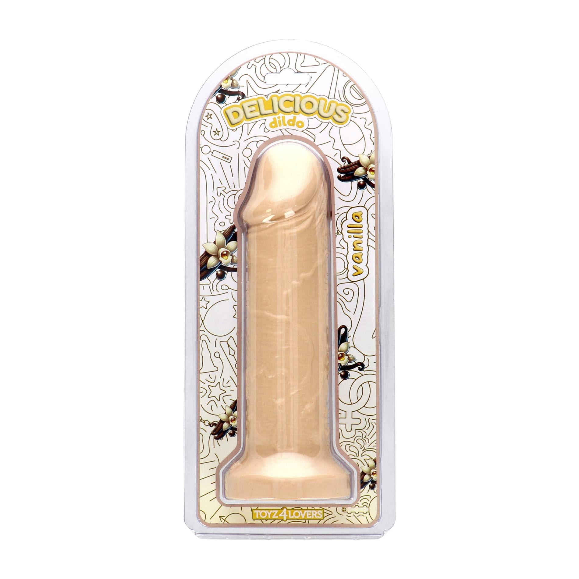 Фаллоимитатор с ароматом ванили Toyz4lovers Delicious Dildo Vanilla 25 см