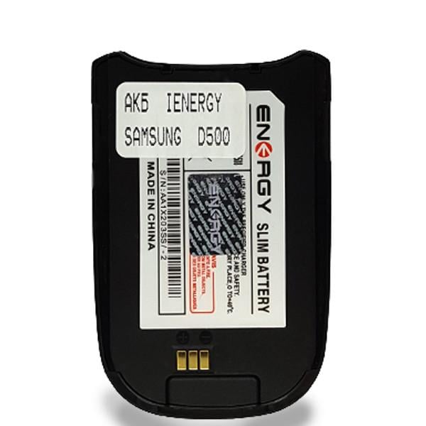 Аккумулятор iENERGY для SAMSUNG D500 (1000 mAh)