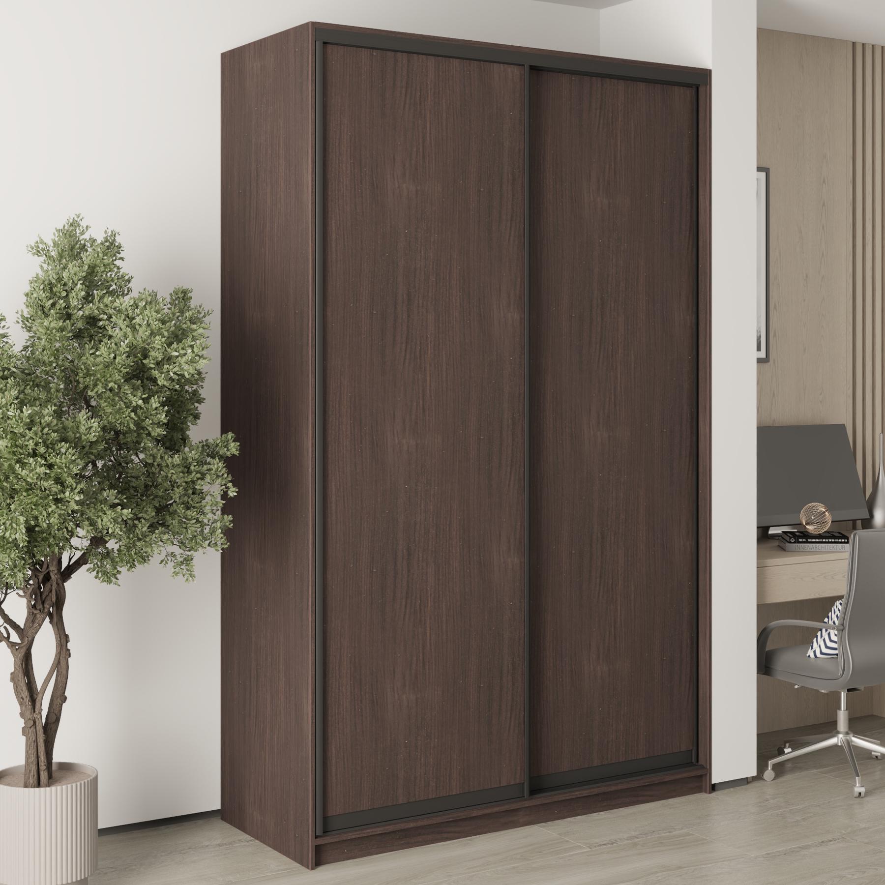 Шкаф-купе двухдверный MebelStar Стандарт BG 2 ДСП 150x60x240 см Дуб ристрето (MBS-10080) Шкаф-купе двухдверный MebelStar Стандарт BG 2 ДСП 150x60x240 см Дуб ристрето (MBS-10080)