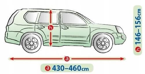 Тент-чохол автомобільний Kegel для KIA Sportage Basic Garage L SUV/Off Road (5-3968-241-3021) - фото 3