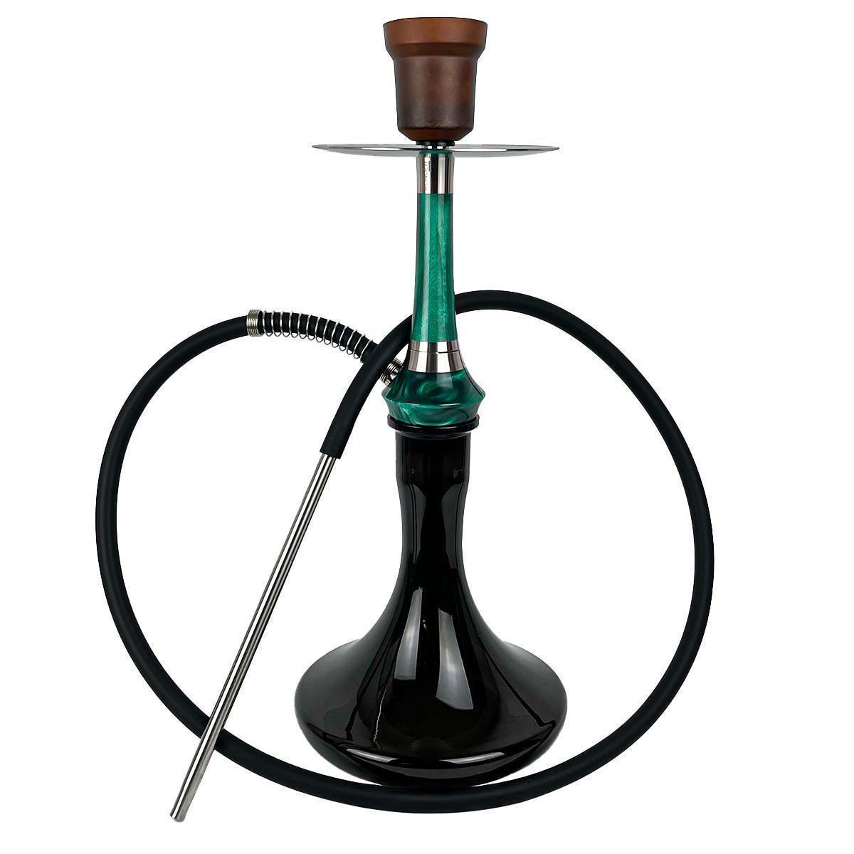 Кальян Totem Hookah Monolit Optima Emerald Green Craft Black
