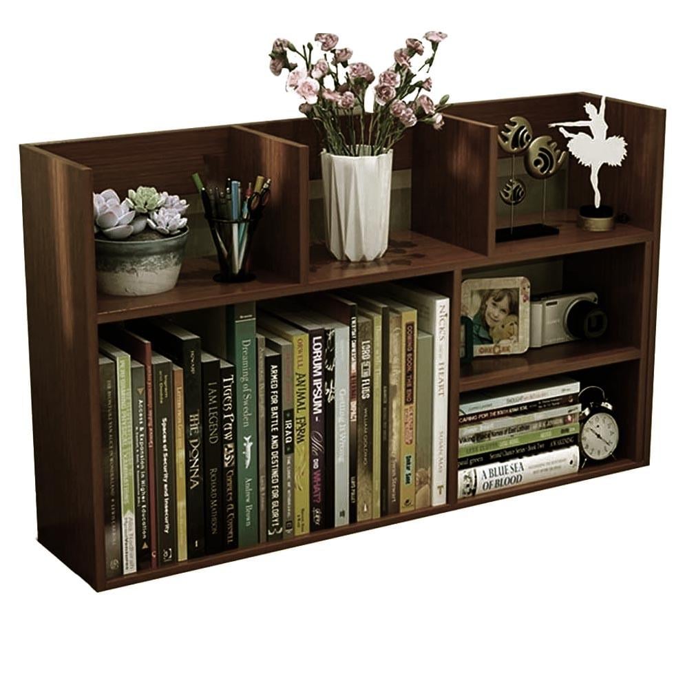 Полка-надстройка настольная из дерева Мейлис капучино (АКД-022709)