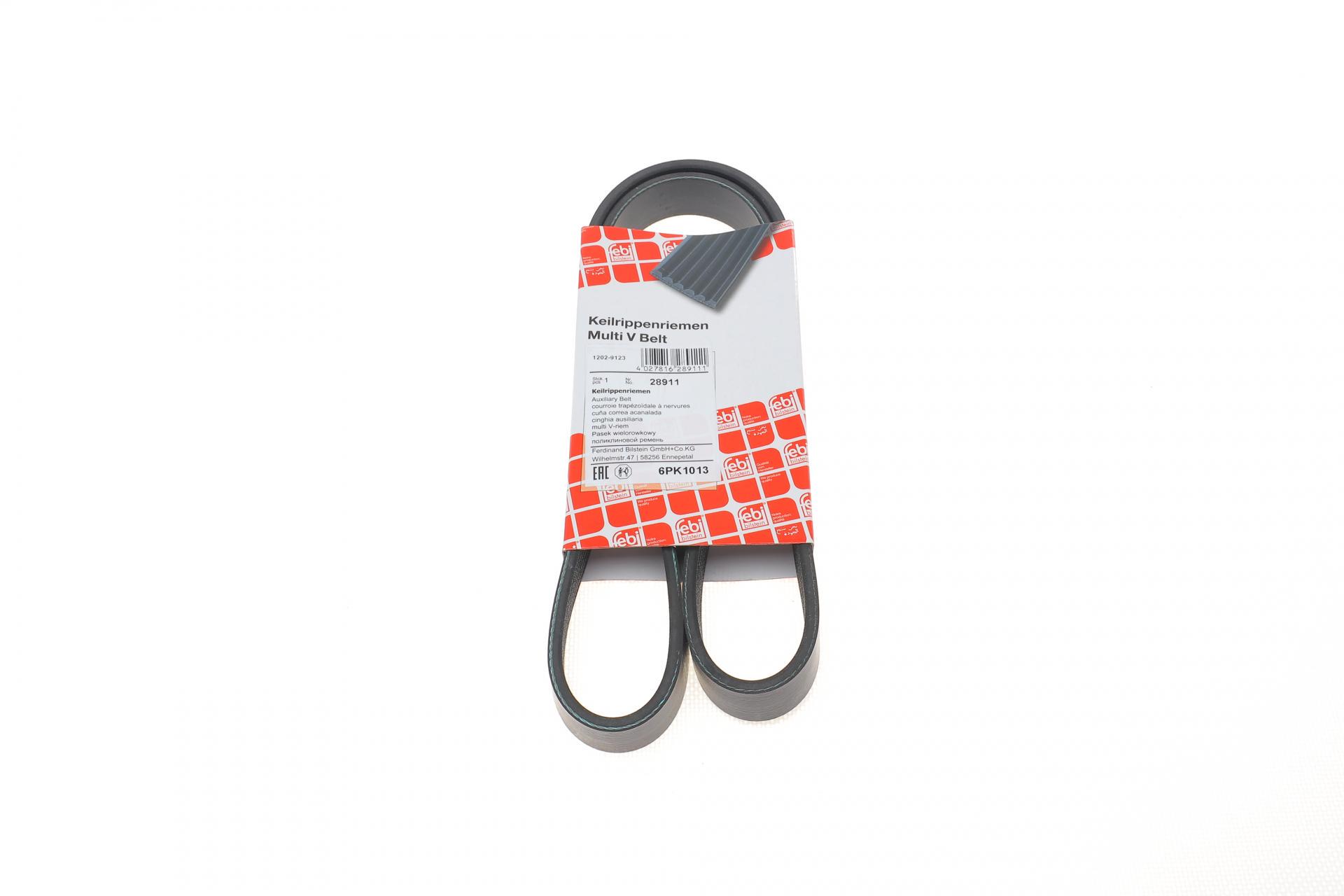 Ремень генератора FEBI BILSTEIN Fiat Ducato 2.5D/TD PS-28911