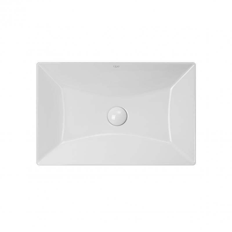 Раковина Q-tap Crow QT0511L739W с донным клапаном