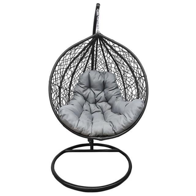 Кресло-кокон подвесной Bonro 329 XL Черно-серый (2793964258)