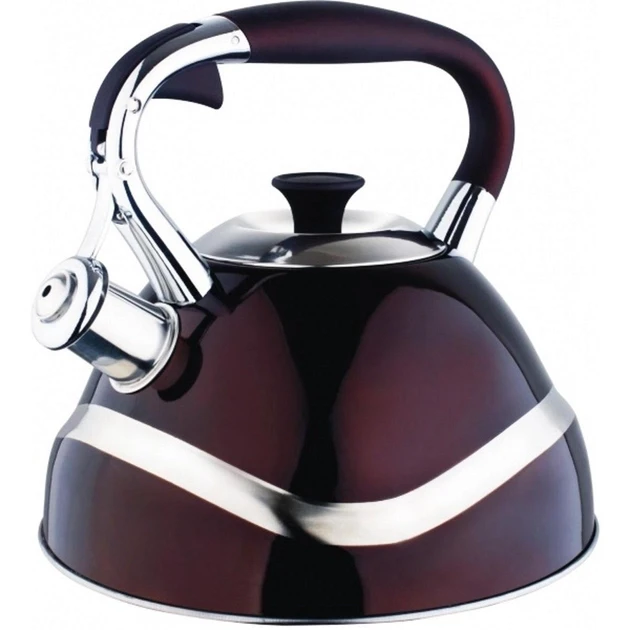 Чайник со свистком Edenberg EB-7010 из нержавеющей стали 3 л Бордовый (57-46-EB-7010-4) - фото 1 Чайник со свистком Edenberg EB-7010 из нержавеющей стали 3 л Бордовый (57-46-EB-7010-4) - фото 1