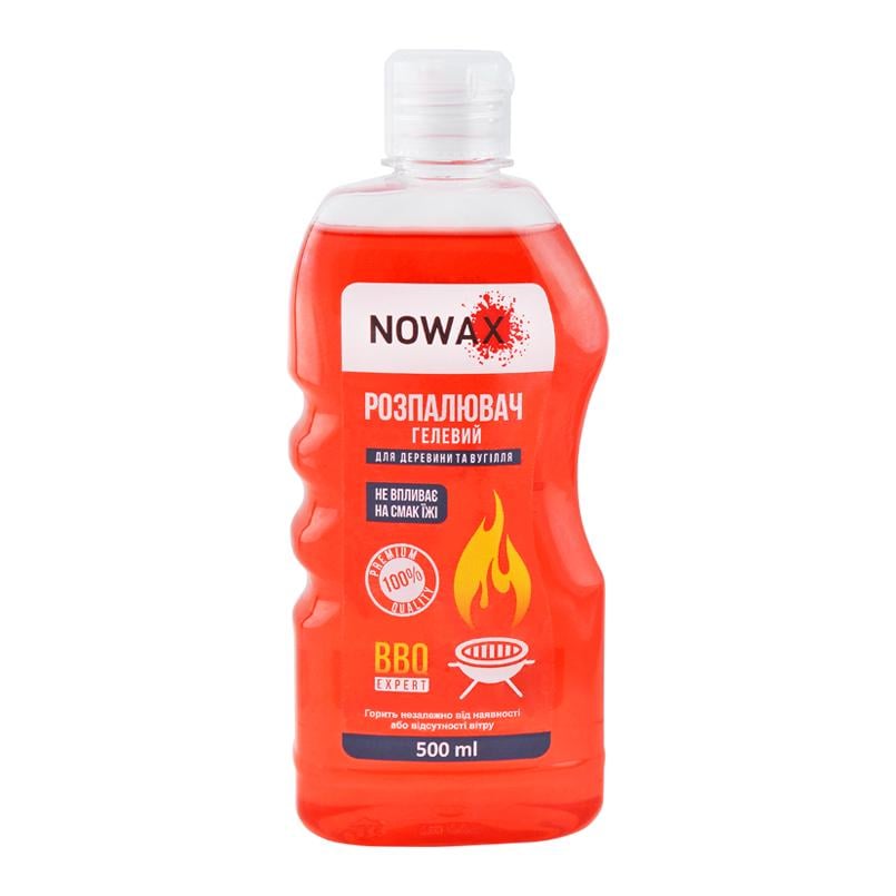 Разжигатель для дерева и угля Nowax гелевой 500 мл (41918) Разжигатель для дерева и угля Nowax гелевой 500 мл (41918)