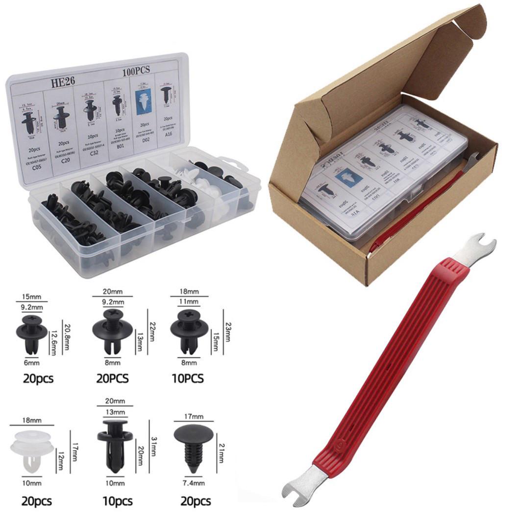 Набор автомобильных клипс CRAFT 101 100 шт. и съемник - фото 3 Набор автомобильных клипс CRAFT 101 100 шт. и съемник - фото 3