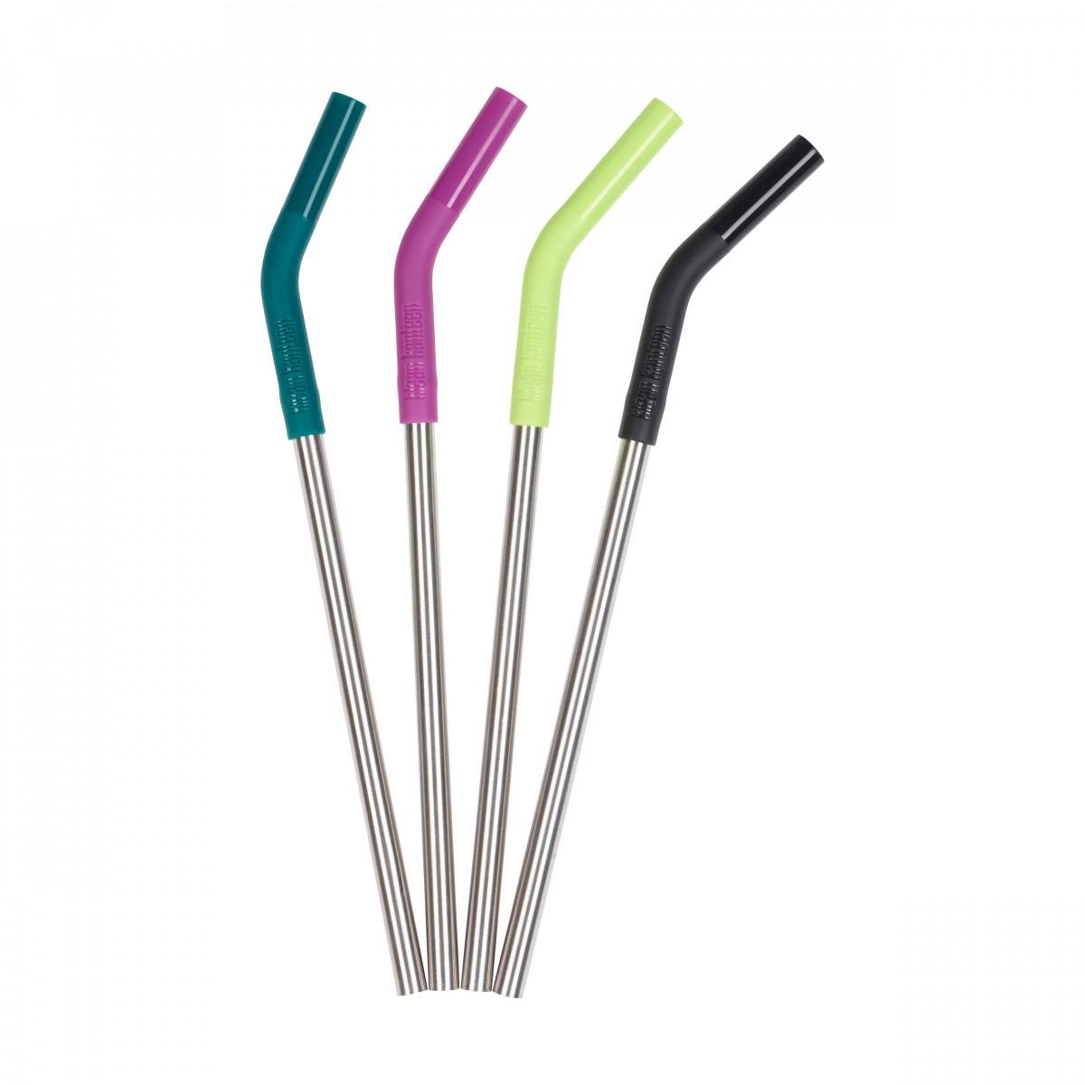 Набор столовых трубочек Klean Kanteen Straw 8 mm 4-Pack Multi Colored (66066)