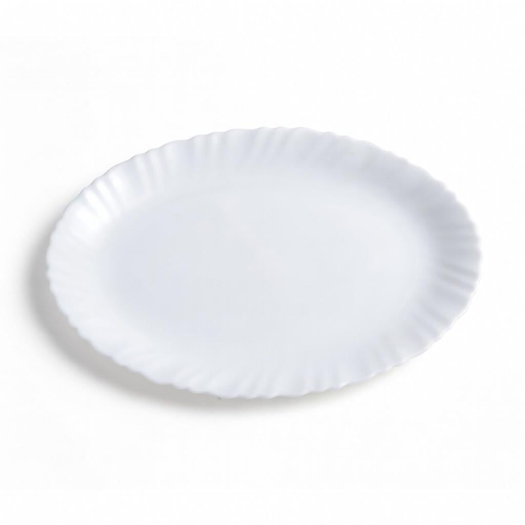 Блюдо овальне Luminarc Feston склокераміка 33 см Білий (Q0891)