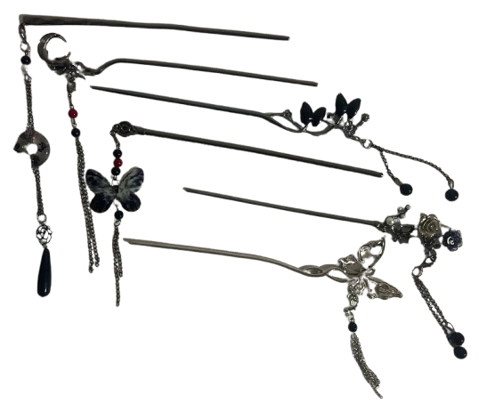 Шпилька палочка для волос 6 шт (1688)