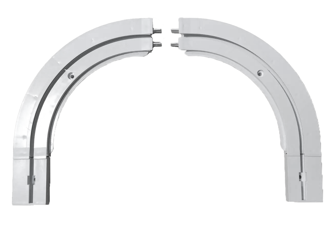 Комплект закінчень EURO CONCEPT КС-1 до стельового карнизу 2 шт. Білий (26057115) Комплект закінчень EURO CONCEPT КС-1 до стельового карнизу 2 шт. Білий (26057115)