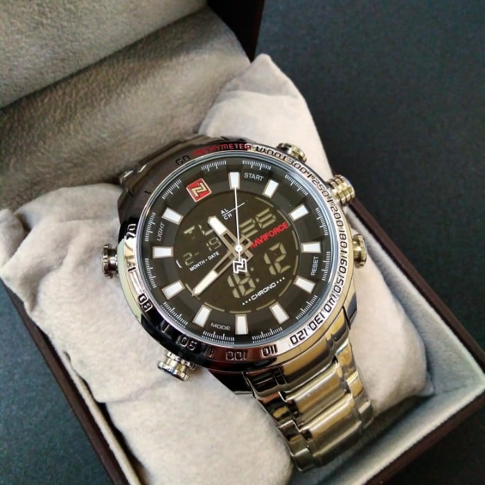 Часы наручные мужские Naviforce Savonna Silver (9093) - фото 10