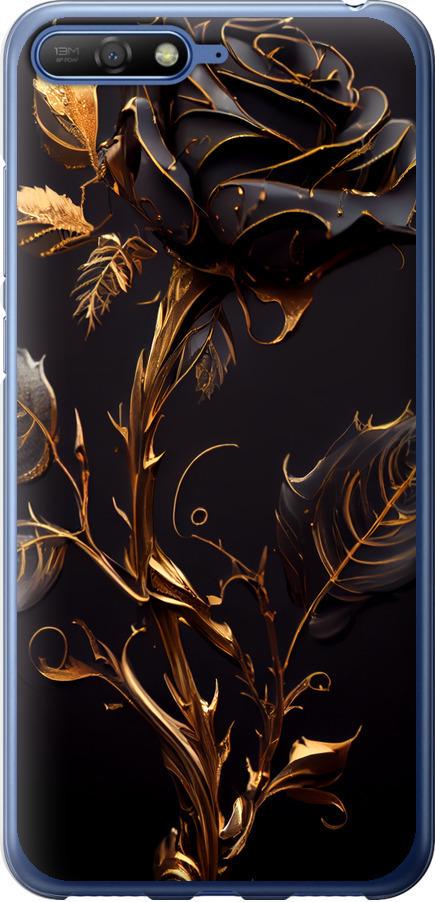 Чехол на Huawei Y6 2018 Роза 3 (5552t-1637-42517) Чехол на Huawei Y6 2018 Роза 3 (5552t-1637-42517)