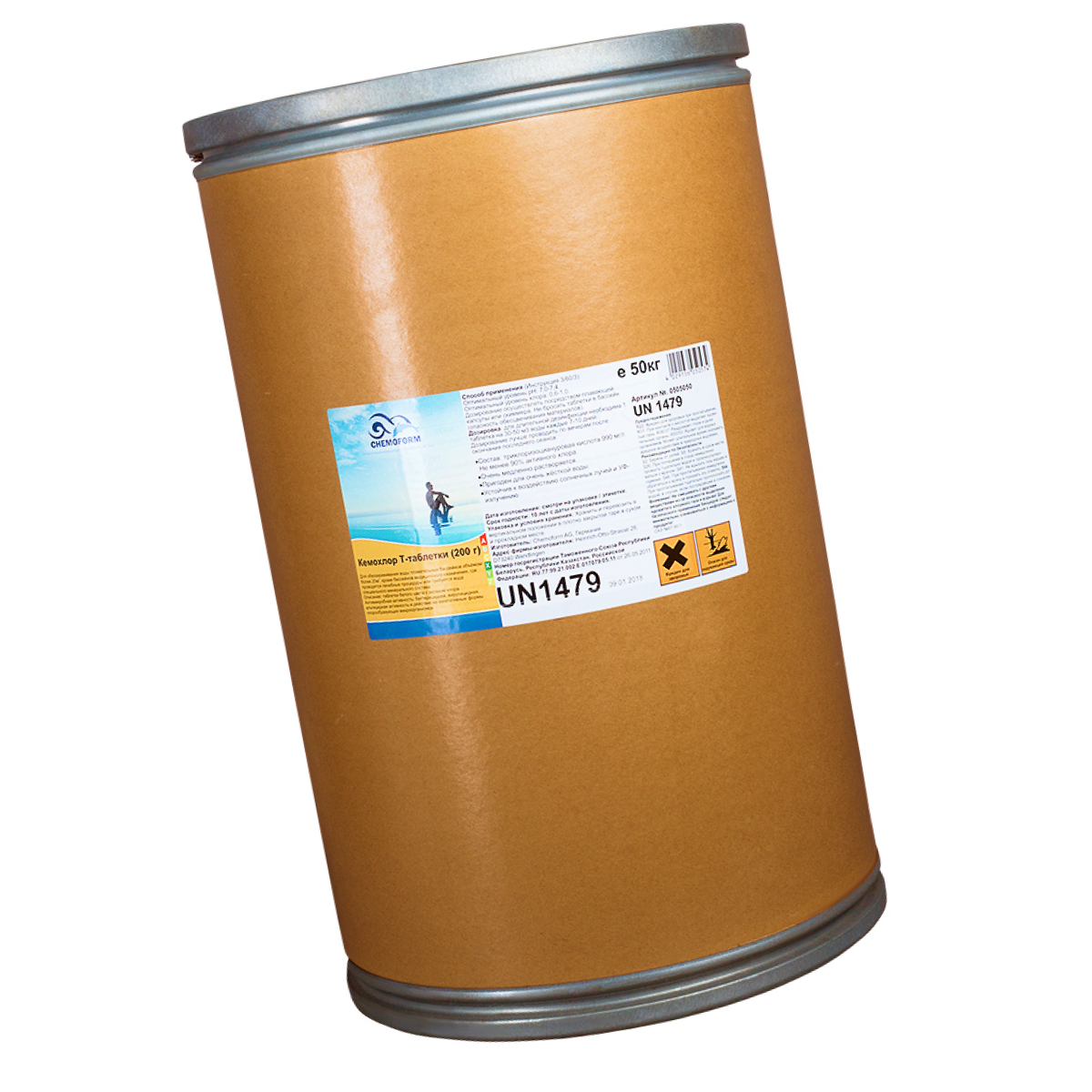 Хлор повільний Chemoform Chemoclor T-Tabletten 50 кг