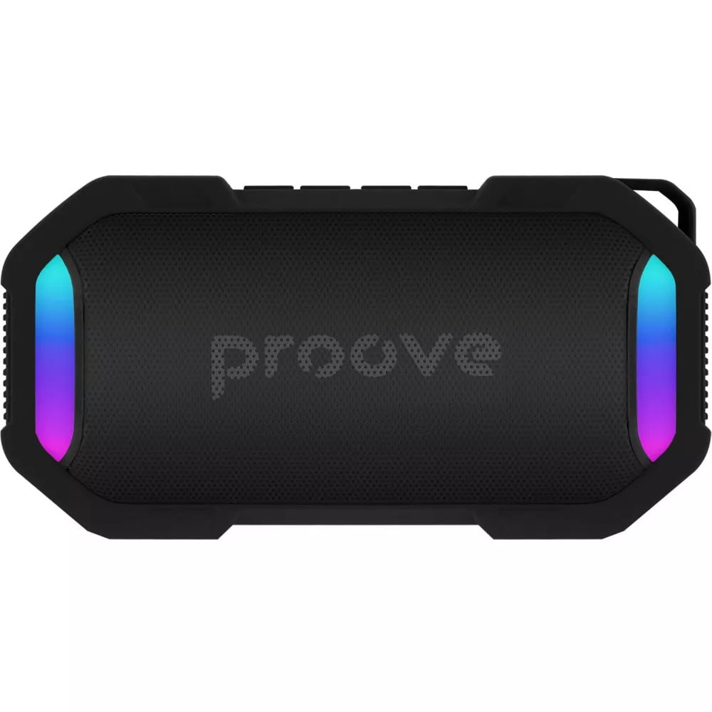 Портативна колонка Proove Black Rock 10W з RGB-підсвічуванням Чорний (27918676)