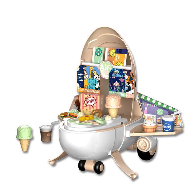 Набор игрушечной посуды HOME с продуктами (10J09)