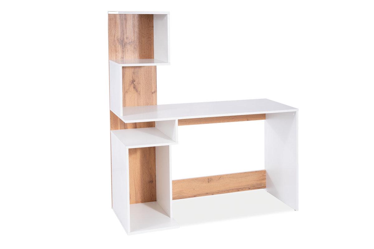 Компьютерный стол B-007 Белый мат/Дуб вотан (7145798)