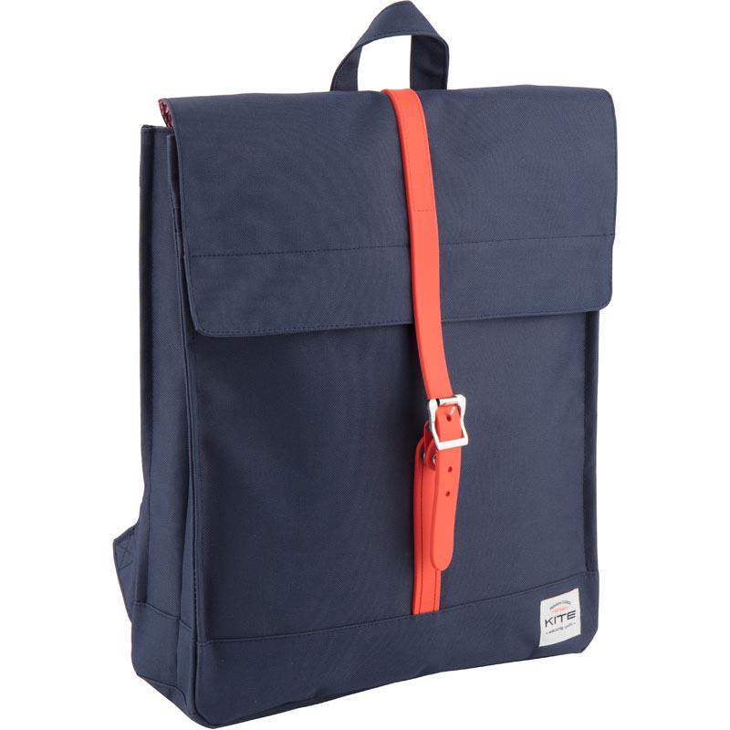 Рюкзак KITE Urban 31x9,5x36 см 10,5 л Синий (K18-908M)