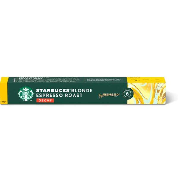 Кофе в капсулах Nespresso STARBUCKS Blonde decaff 10 шт. (star20001) Кофе в капсулах Nespresso STARBUCKS Blonde decaff 10 шт. (star20001)