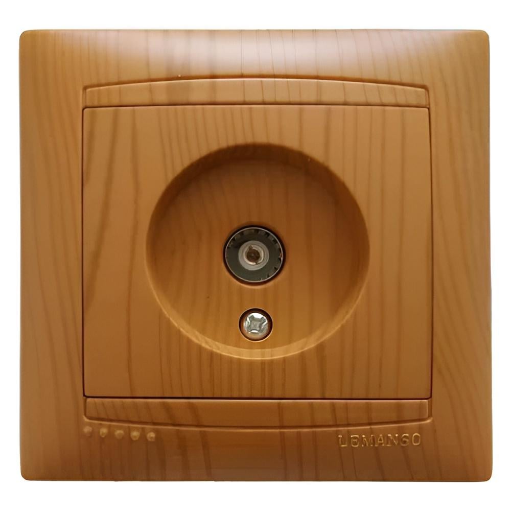 Розетка телевізійна Lemanso Сакура Вільха (LMR1424)