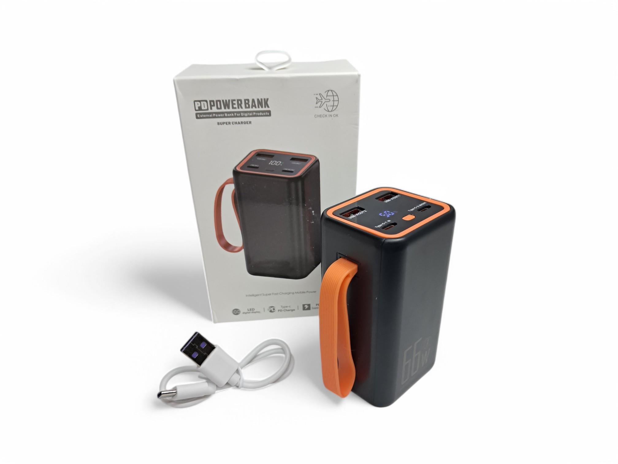 Повербанк PD SUPER CHARGER 66W 20000 mAh Black (300003-64) - фото 2