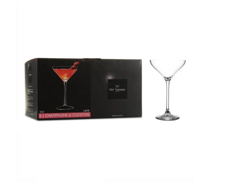 Набор бокалов для коктейлей Chef&Sommelier L3678 Cocktail 6 шт. 210 мл
