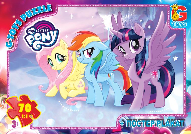 Пазли G-Toys із серії My little Pony 70 ел. (MTT-73616) Пазли G-Toys із серії My little Pony 70 ел. (MTT-73616)