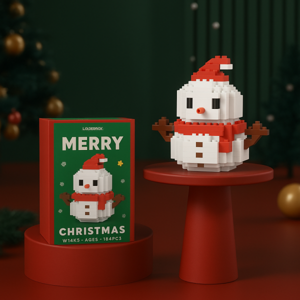 Конструктор новогодний Снеговик 194 детали (31186515)