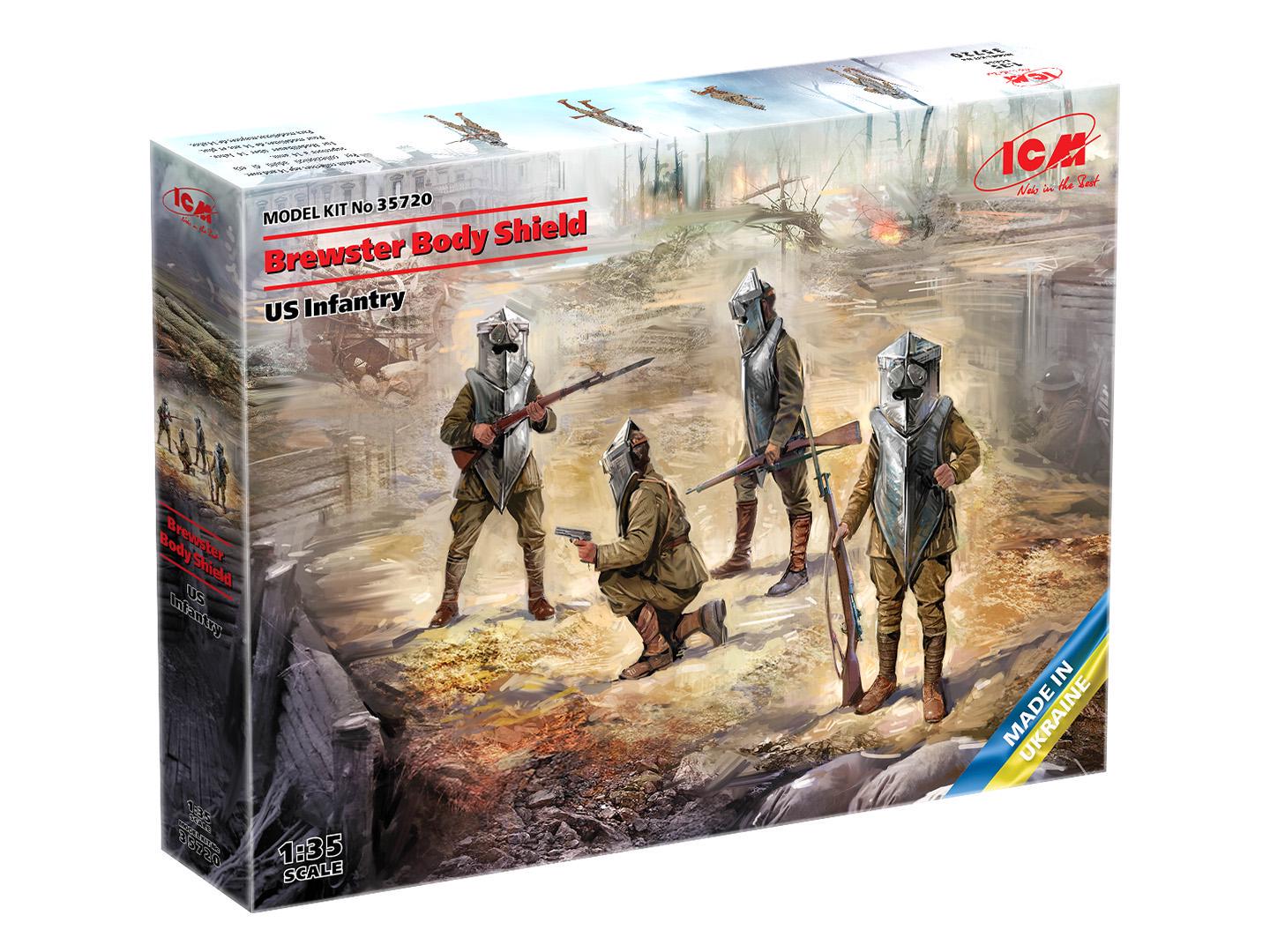 Збірна модель ICM Броня Брюстера Піхота США (35720)