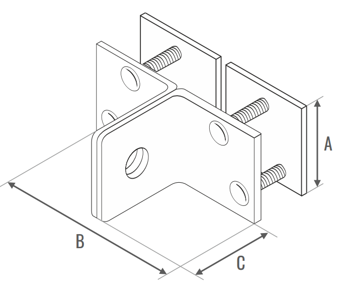 Проушина для замка WG (6464-4) - фото 2 Проушина для замка WG (6464-4) - фото 2