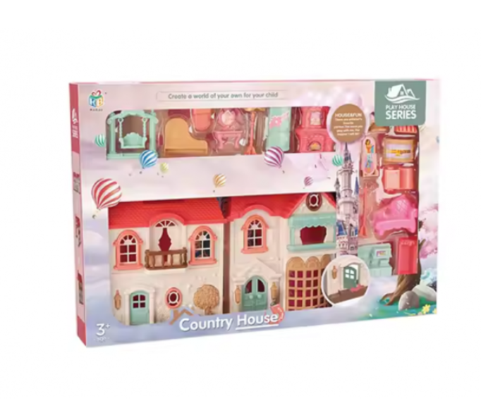 Будиночок іграшковий KB 99-53 з меблями в коробці